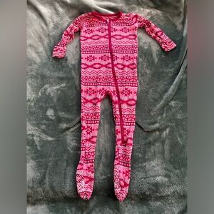 Kickee Pants Pink Geometric Kids One Piece